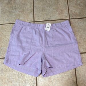 J. Crew Purple Bermuda Shorts Relaxed Fit